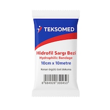 Teksomed - Hidrofil Sargı Bezi 10 Cm X 10 Metre 10 Adet