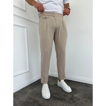 Erkek Bel Toka Detaylı Pileli Old Money Pantolon Çok Renkli Erkek Bel Toka Detaylı Pileli Old Money Pantolon Çok Renkli