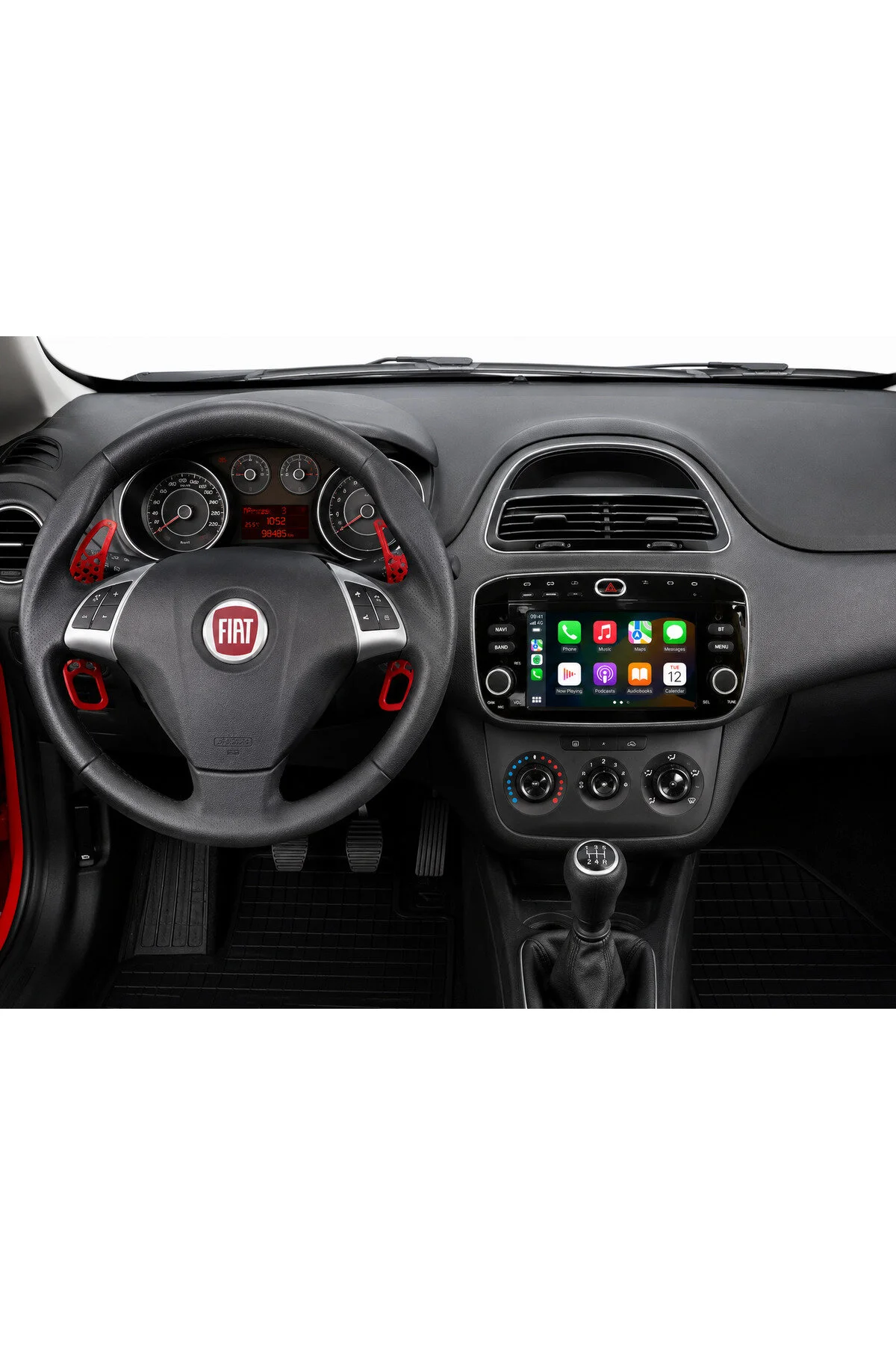 Fiat Punto Evo Görünüm Multimedya 4gb Ram 64gb Hafıza Android 13 Kablosuz Carplay 8"