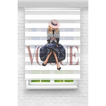 Perdeoutlet38 Baskılı Renkli Moda Ve Kız Dijital Baskılı Zebra Perde-cocuk Odası-stor Perde Model:pz-2619 Çok Renkli