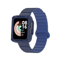 Xiaomi Redmi Watch 1 Silikon Kordon Zore Krd-105 Strap Kayış-lacivert