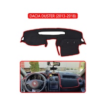 Dacıa Duster 2013-2018torpido Koruma Halısı Kırmızı Kenar