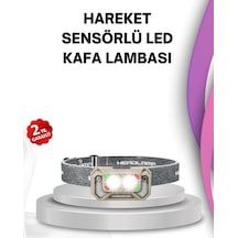 Muratech El Sallama Sensörlü Led Far Ayarlanabilir Işık Açısı Çok Renkli