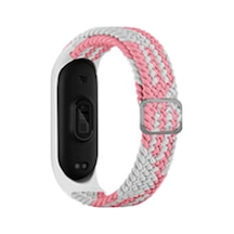 Newface Xiaomi Mi Band 4 Star Kordon Semeglbl - 17 - Pembe-beyaz
