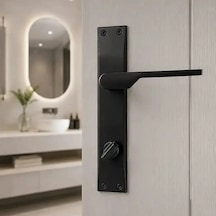 Sese Veroni Modeli Aynalı Wc Kapı Kolu Siyah 200-94-02-02