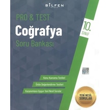 10.Sınıf Pro&Test Coğrafya Soru Bankası -  Bilfen Yayınları