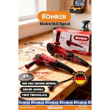 Böhrer Ba011172 Alman Designe 1200w 125mm Yeni Nesil Kuyruklu Açılı Taşlama Profil Kesme Demir Kesme Makinesi