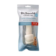 Dr.sacchi Premium Sığır Etli Sığır Derisi Genişletilmiş Düğüm Kemik Tahılsız Köpek Ödülü 7-8 1'li 130 Gr