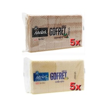Aktürk Gofret 200 Gr 5 Adet Kakaolu Gofret , 200 Gr 5 Adet Vanilyalı Gofret