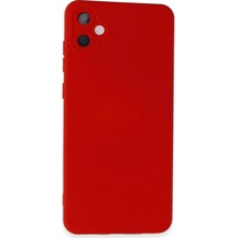 Samsung Galaxy Uyumlu, A05 Kılıf Nano İçi Kadife Silikon - Kırmızı