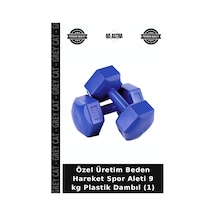 Özel Üretim Beden Hareket Spor Aleti 9 Kg Plastik Dambıl 1 Diğer