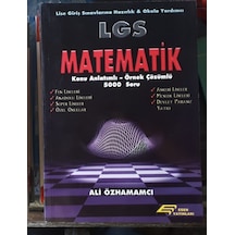 Lgs Matematik Konu Anlatımlı Örnek Çözümlü 2004 Yılı Basım