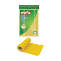 Rulo Temizlik Bezi 27x225 Cm 2'li Islak Ve Kuru Kullanım, Süper Emici Perforeli Havlu Açık Bej