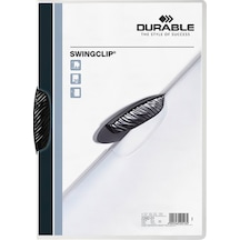 Durable Sıkıştırmalı Dosya Swingclip Ortadan Klipsli 30 Syf A4 Siyah 2260 Çok Renkli