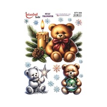 Yılbaşı Sulu Transfer 25x35cm Sty009