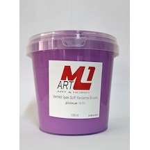 M1 Art Koyu Lila Su Bazlı Vernikli Yenileme Boyası 1 L