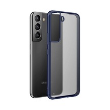 Zore Galaxy İle Uyumlu S22 Kılıf Volks Kapak, Lacivert