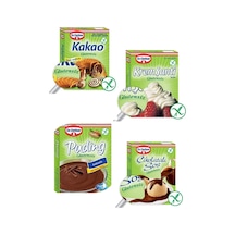 4 Lü Glutensiz Set Kakao+çikolatalı Sos+krem Şanti+puding - 817508015