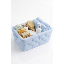 3d Baskı Pla Soft Kapitoneli Dekoratif Sepet Banyo Organizer Makyaj & Havlu Düzenleyici