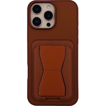 Nettech Apple Uyumlu iPhone 16 Pro Max Nt-n087 Arka Koruma Kılıf - Kahverengi Kahverengi