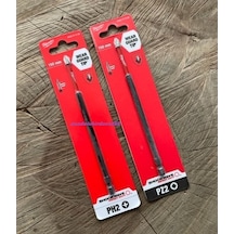 Milwaukee Ph2 Yıldız Bits Uç 15cm Pz2 Uç Cobalt Çelik Vida Sıkma Ucu 2li