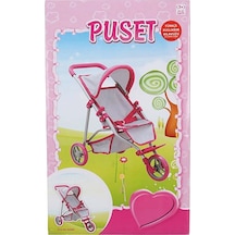 Nessiworld 3 Tekerlekli Pembe Gri Puset