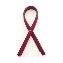 Angel Çanta Aksesuar Süet Suni Deri Bordo Çift Sap 70X2 Cm