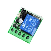 433mhz Rf 1 Uyumlu Kanal Modül Dc 12v Kablosuz Pompa Fan Lamba Perde Akıllı Ev Garaj Bariyer Kapı