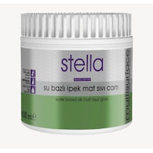 Stella Su Bazlı Sıvı Cam İpek Mat Boya Şeffaf 500 Ml