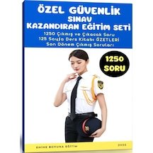 Özel Güvenlik Sınav Kazandıran Eğitim Seti