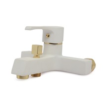 Faumix Ema Beyaz Gold Aç-Kapa Lotus Banyo Bataryası