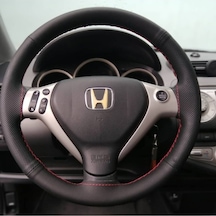 Honda Jazz Düz Noktalı Deri Direksiyon Kılıfı
