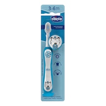 Chicco Diş Fırçası 3-6 Yaş Tiger Mavi - 5 Adet Tarı