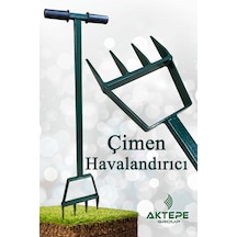 Çim Havalandırma Çimen Havalandırıcı Sivri Uçlu Toprak Kök Havalandırma Bahçe Aleti Çim Bakımı