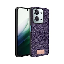 Onegif Xiaomi Redmi 15c 4g Bright Simli Kapak - Derin Mor 0.2M-Çok Renkli