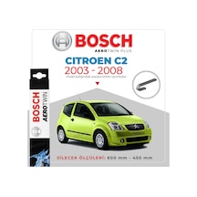 Citroen C2 Muz Silecek Takımı 2003-2008 Bosch Aerotwin