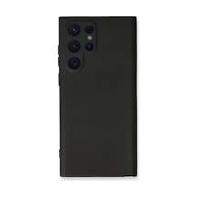 Samsung Galaxy Uyumlu, S24 Ultra Kılıf Nano İçi Kadife Silikon - Siyah