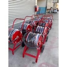 60 Metre Makaralı Hortum Arabası - Makarlı Çıkrık