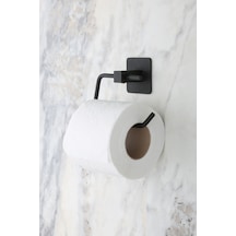 Buççin Online Mağaza Kare Yapışkanlı Açık Tuvalet Kağıtlığı Tutucu Wc Kağıtlık Tutucu Banyo Metal Siyah Çok Renkli