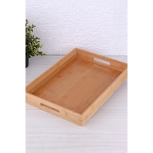 40 30 Bambu Tepsi Turk-tps4030 - Lal5896-5599 Renkli