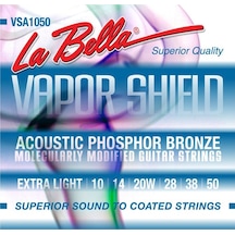 La Bella Lb-vsa1050 Akustik Gitar Teli Vapor Shield Oksitlenm