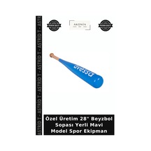 Özel Üretim 28" Beyzbol Sopası Yerli Mavi Model Spor Ekipman