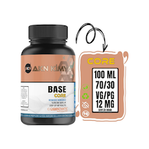 Core Base 100 Ml Vg Pg 70-30 12 Mg/ml Bitkisel Gliserin Base E422