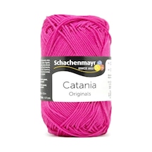 Schachenmayr Catania Pamuk Amigurumi El Örgü İpi İpliği Yünü 114 Fuşya