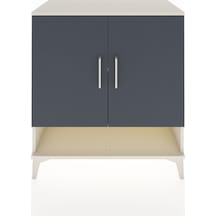 Hyperion Şifonyer 2 Raflı 2 Kapaklı 88x44x96 Aytaşı-antrasit Aytaşı