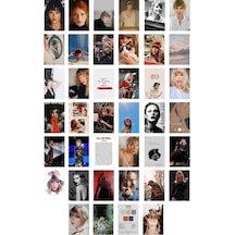 Postifull Taylor Swift Poster Seti, Taylor Swift Kolaj Seti, 10x15cm - 40 Adet Poster, Kutulu Set kolaj175taylor40
