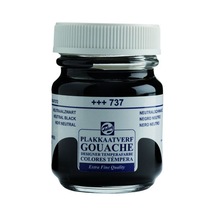 Talens Guaj Boya 16 Ml Neutral Siyah Siyah 737 Çok Renkli