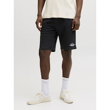 Jack & Jones Jack Jones Erkek Pamuklu Günlük Şort 12292136 Siyah