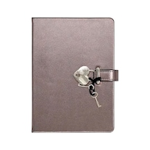 Hush Hush Kilitli Metalik Defter Kutulu 80 Gr 160 Yp Çiz.platinum Çok Renkli