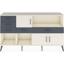 Arges Konsol 2 Raflı 5 Çekmeceli 3 Kapaklı 176x30x99 Aytaşı-aytaşı/antrasit Aytası/antrasıt - Aytası